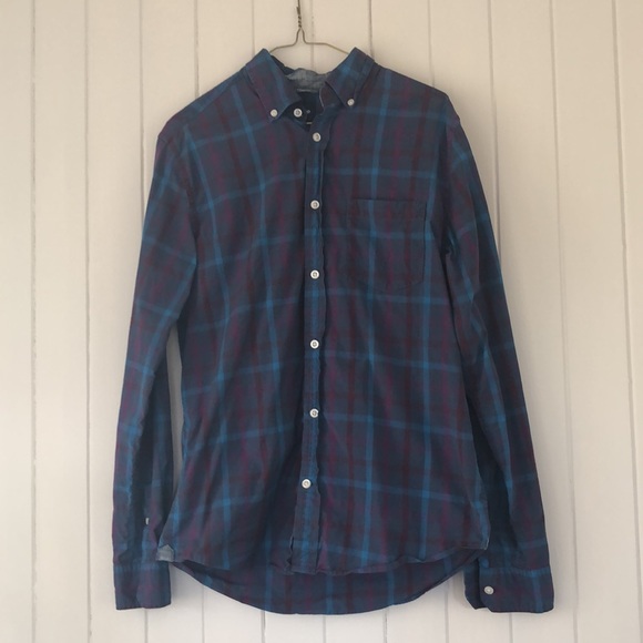 Lot of 3 mens small GAP patterned shirts - Picture 4 of 7